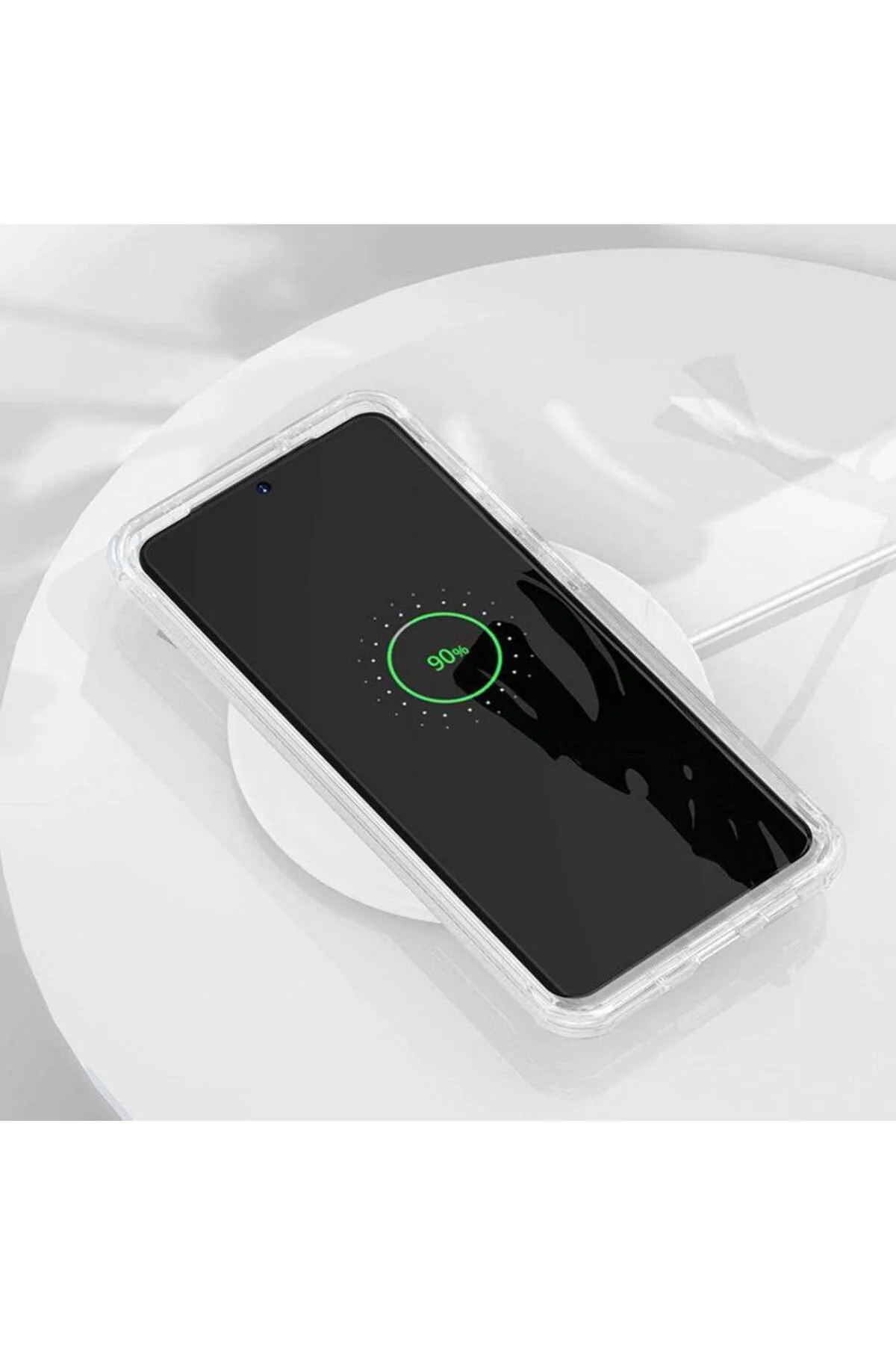 Huawei Y7 Prime 2019 Çift Taraflı Silikon Kılıf Şeffaf