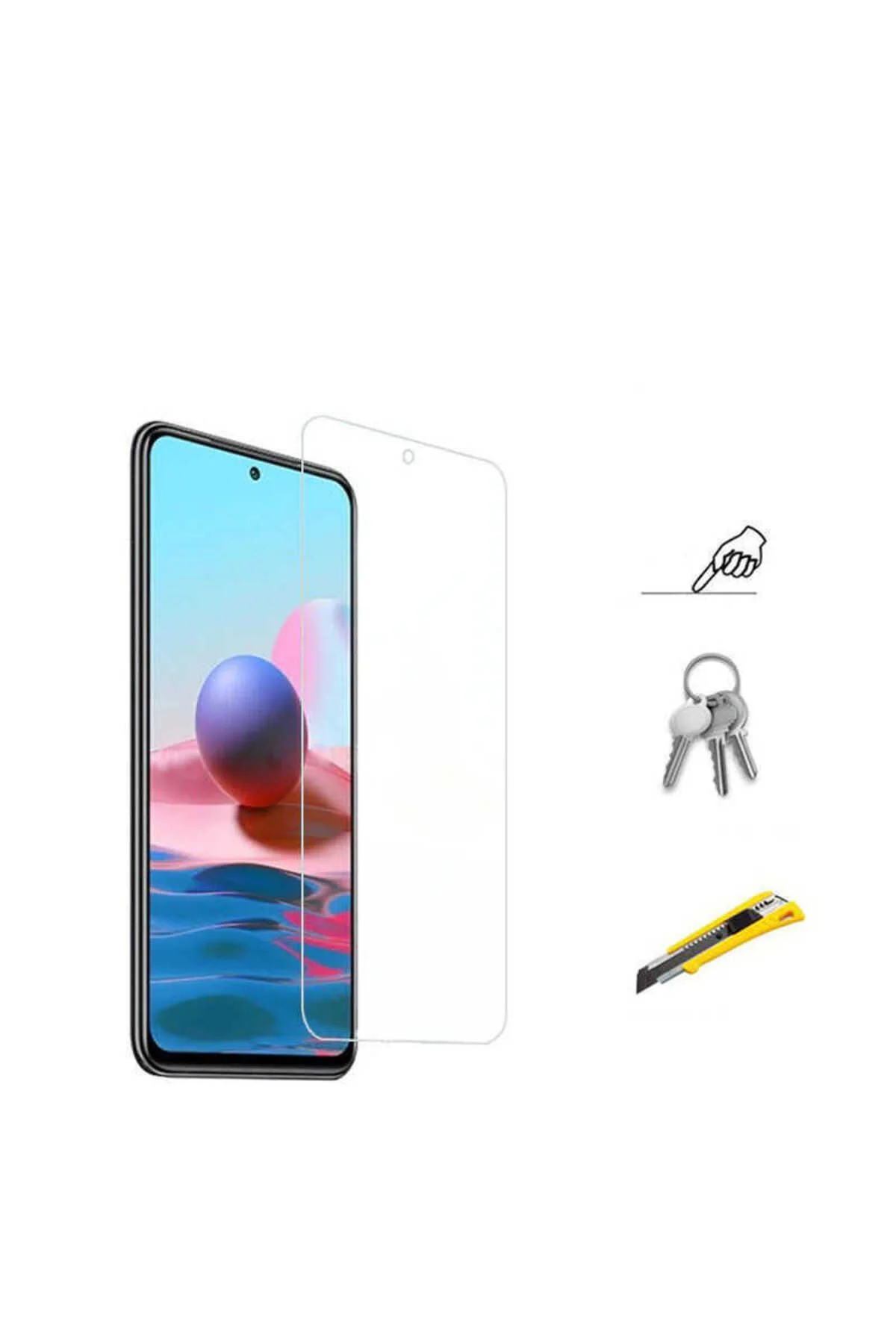Huawei Y8 p ile Uyumlu Esnek Nano Kırılmayan Darbe Emici Ekran Koruyucu