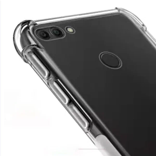 Huawei Y9 2018 Anti-Drop Darbe Emici Silikon Kılıf - Şeffaf Ultra Koruma