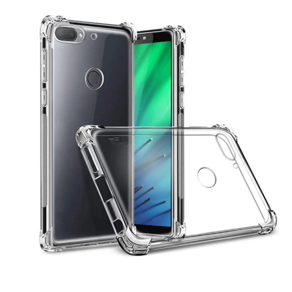Huawei Y9 2018 Anti-Drop Darbe Emici Silikon Kılıf - Şeffaf Ultra Koruma