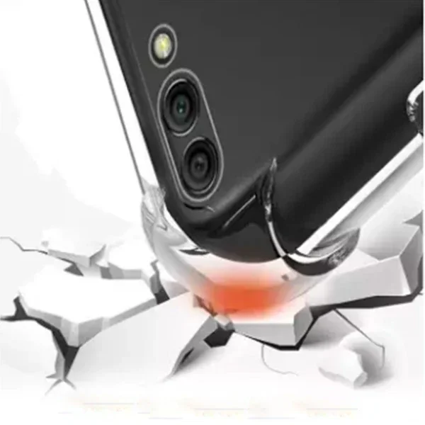 Huawei Y9 2018 Anti-Drop Darbe Emici Silikon Kılıf - Şeffaf Ultra Koruma