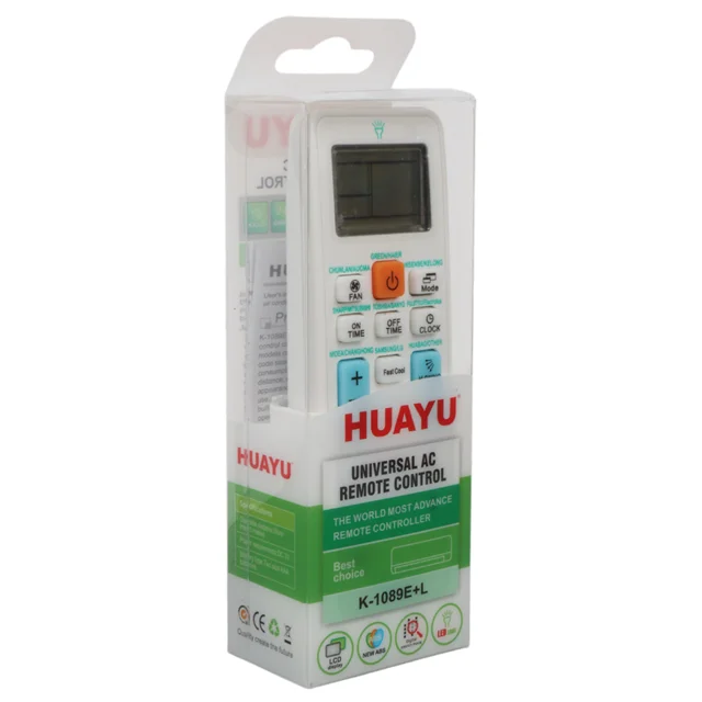 Huayu K-1089E+L Üniversal Akıllı Klima Kumandası LED Işıklı ve Geniş Uyumluluk Fiyatı, Yorumları ve Özellikleri