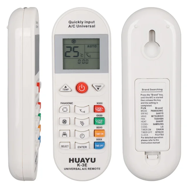 Huayu K-3E Universal A/C Akıllı Klima Kumandası Fiyatı, Yorumları ve Özellikleri