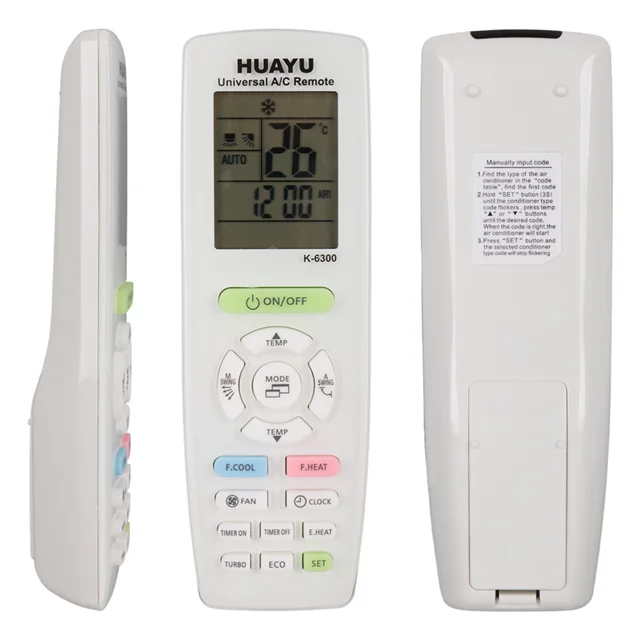 Huayu K-6300 Üniversal A/C Akıllı Klima Kumandası Fiyatı, Yorumları ve Özellikleri