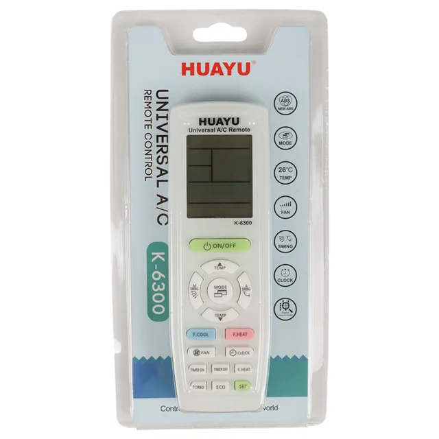 Huayu K-6300 Üniversal A/C Akıllı Klima Kumandası Fiyatı, Yorumları ve Özellikleri