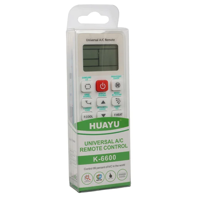 Huayu K-6600 Üniversal Akıllı Klima Kumandası 99% Uyumluluk LCD Ekranlı Fiyatı, Yorumları ve Özellikleri