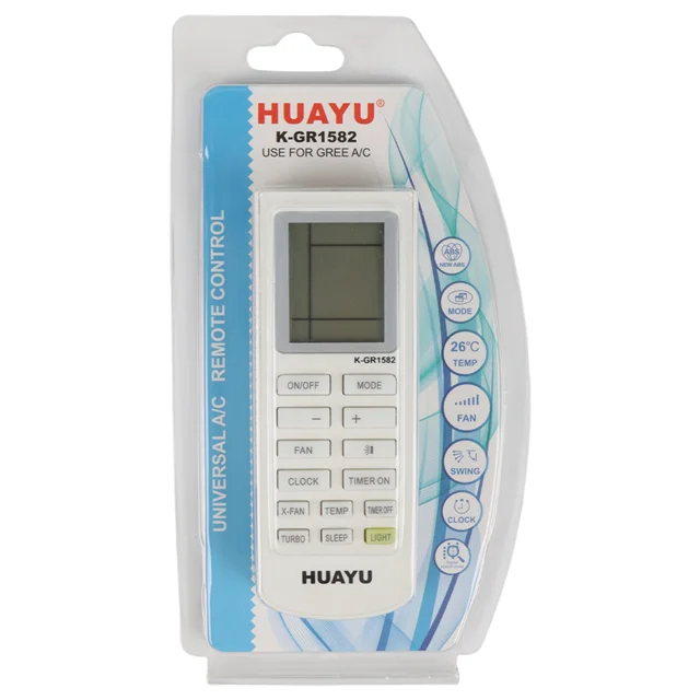 Huayu K-GR1582 Üniversal Gree Akıllı Klima Kumandası Huayu K-GR1582 Üniversal Gree Akıllı Klima Kumandası