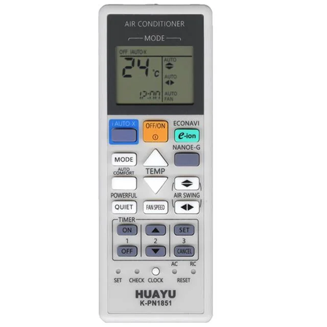 Huayu K-PN1851 Universal AC Panasonic Klima Kumandası Huayu K-PN1851 Universal AC Panasonic Klima Kumandası