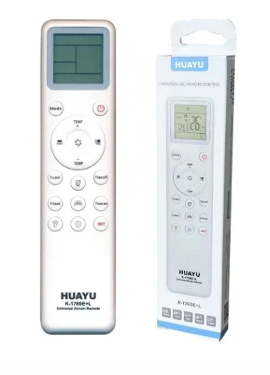 HUAYU KK K-1769E+L UNIVERSAL KLİMA KUMANDASI HUAYU KK K-1769E+L UNIVERSAL KLİMA KUMANDASI