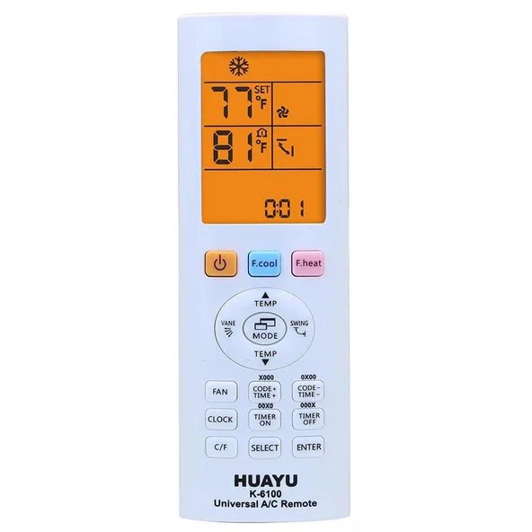 Huayu KK K-6100 Universal Akıllı AC Klima Kumandası Tüm Modellere