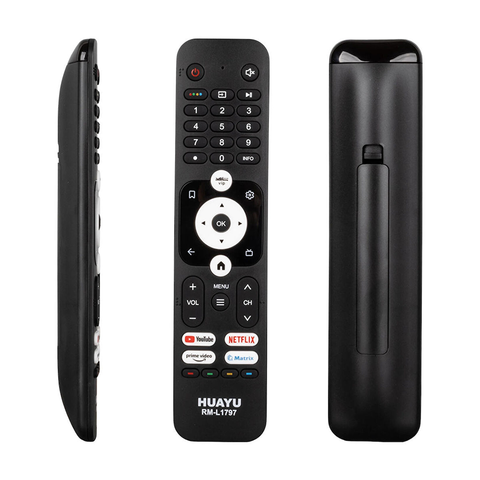 HUAYU KL RM-L1797 HAIER YOUTUBE-NETFLIX-PRIME VIDEO TUŞLU LCD-LED