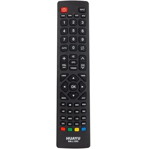 HUAYU RM-L1595 TELEFUNKEN AMBALAJLI LCD LED TV UNIVERSAL KUMANDA HUAYU RM-L1595 TELEFUNKEN AMBALAJLI LCD LED TV UNIVERSAL KUMANDA
