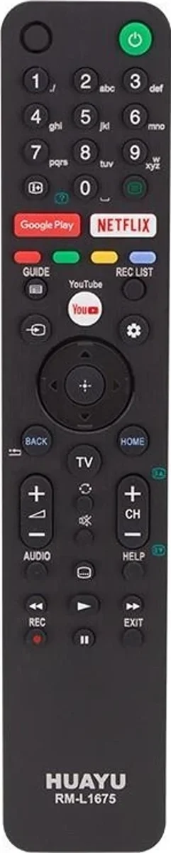 Huayu Sony RM-L1675 Netflix-Youtube-Google Play Tuşlu Led Tv Kuma Huayu Sony RM-L1675 Netflix-Youtube-Google Play Tuşlu Led Tv Kuma