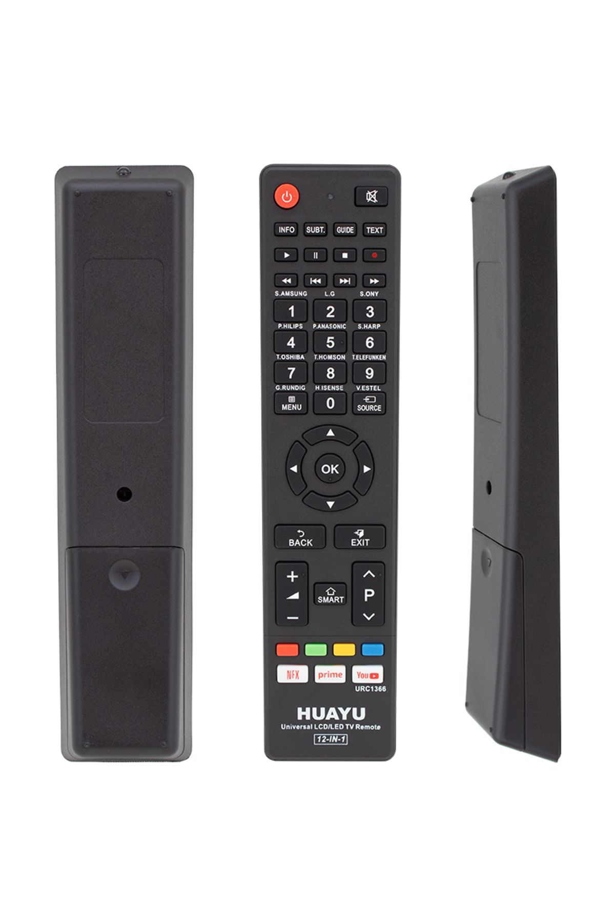 Ok Aksesuar Huayu Urc1366 12 İn 1 Netflix Prime Youtube Tuşlu Universal Akill