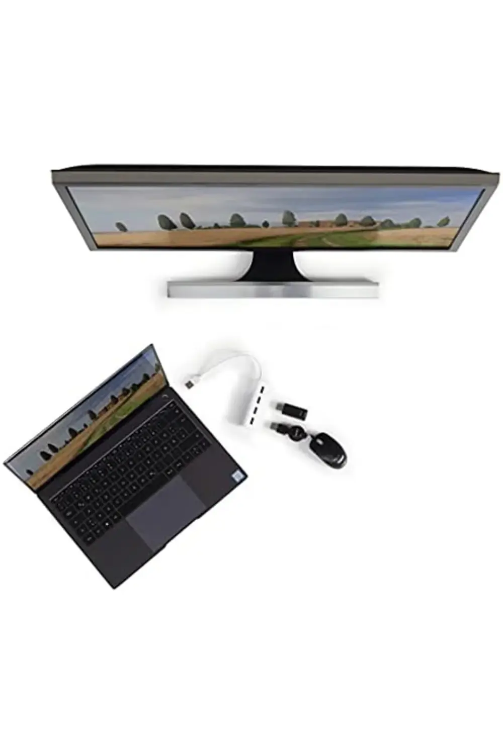 Hub, 4 Ports, USB 2.0, 480 Mbit/s, beyaz 1185222