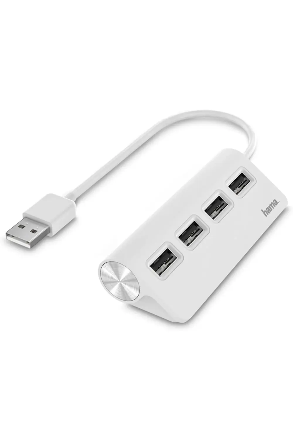 Hub, 4 Ports, USB 2.0, 480 Mbit/s, beyaz 1185222