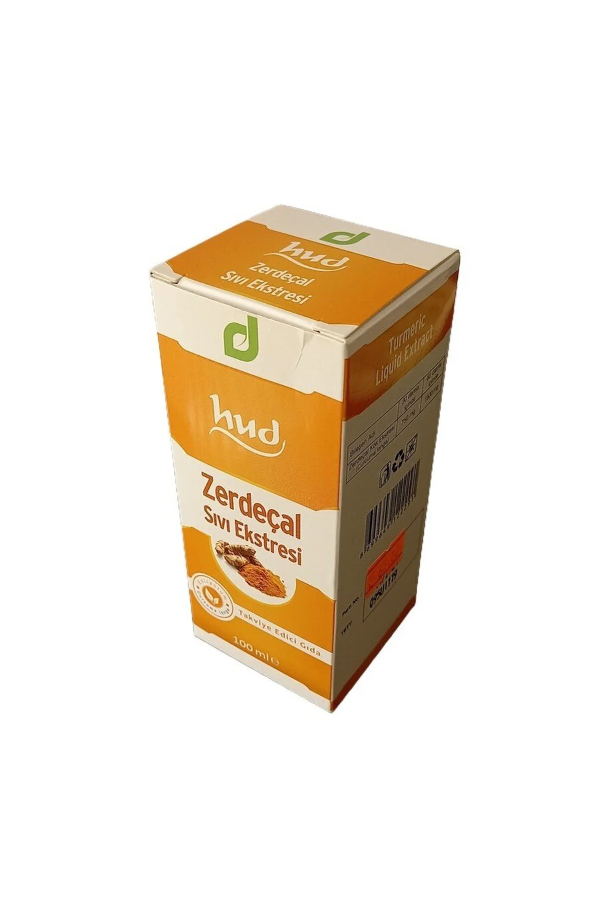HUD Zerdeçal Sıvı Ekstresi 100ml - Turmeric Liquid Extract