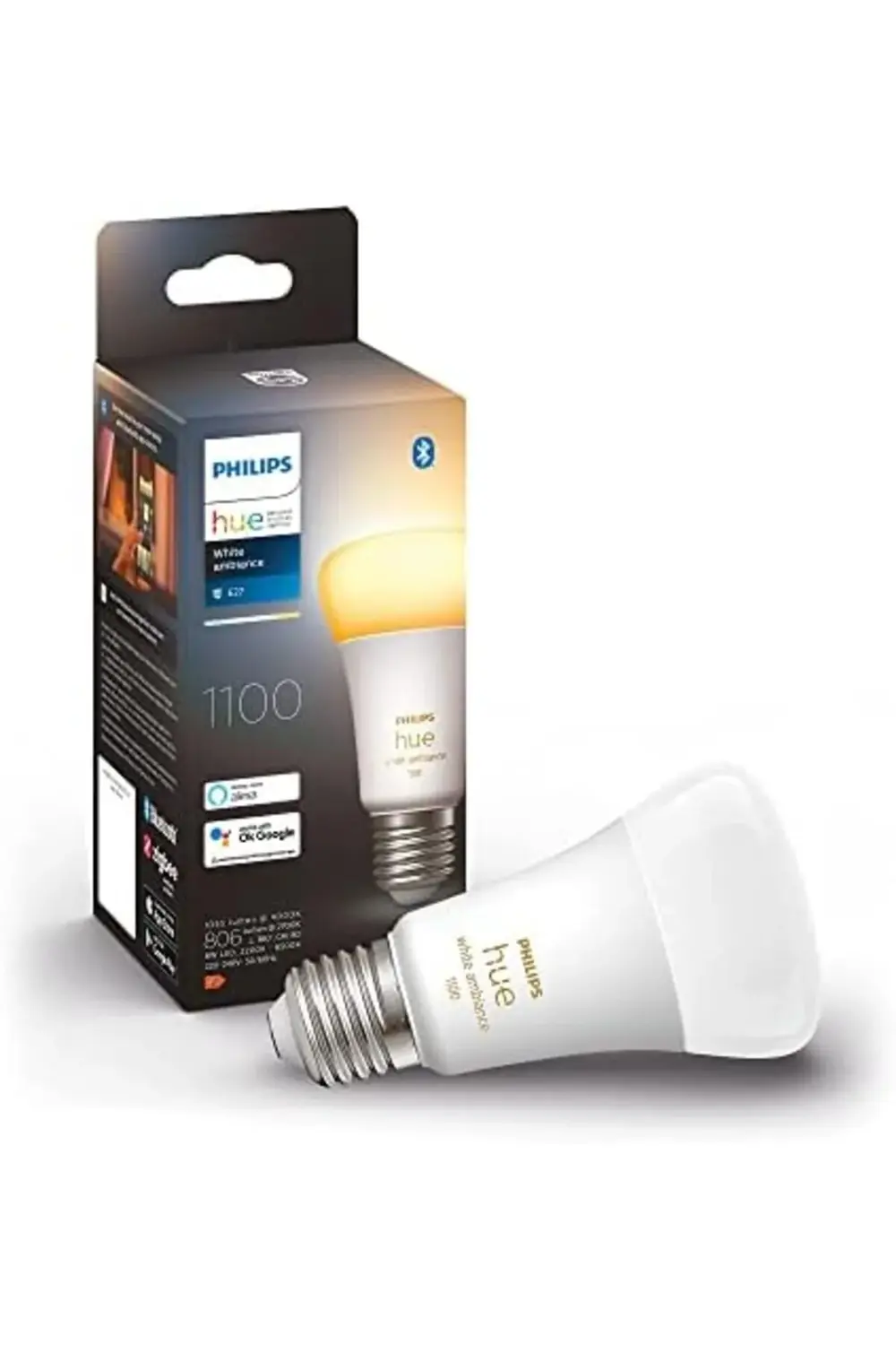 HueWA 8-75W Beyaz Ambiyans Akıllı E27 Led Ampul, Özellikli 978262