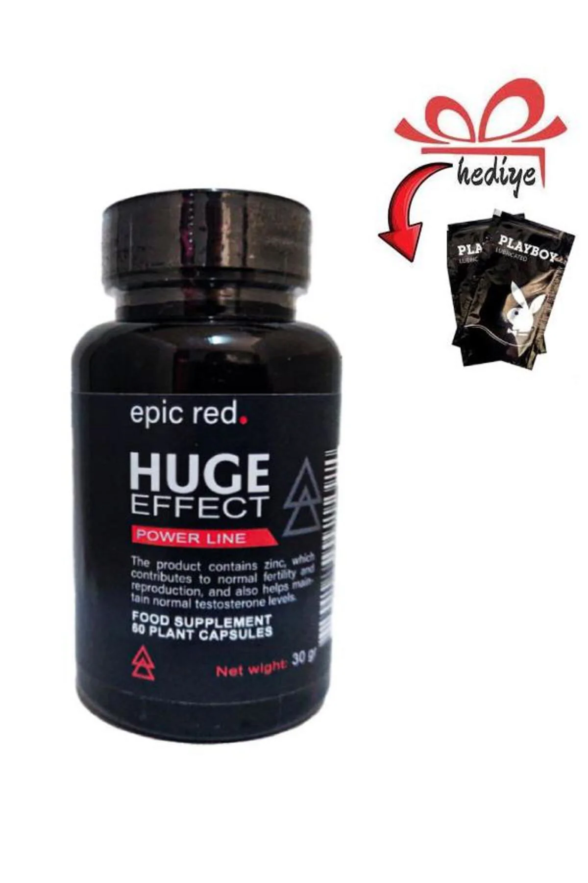 Huge Effect Erkek Destekleyici 60'lı + Kayganlaştırıcı Jelle - Erkek Sağlığı Fiyatı, Yorumları ve Özellikleri