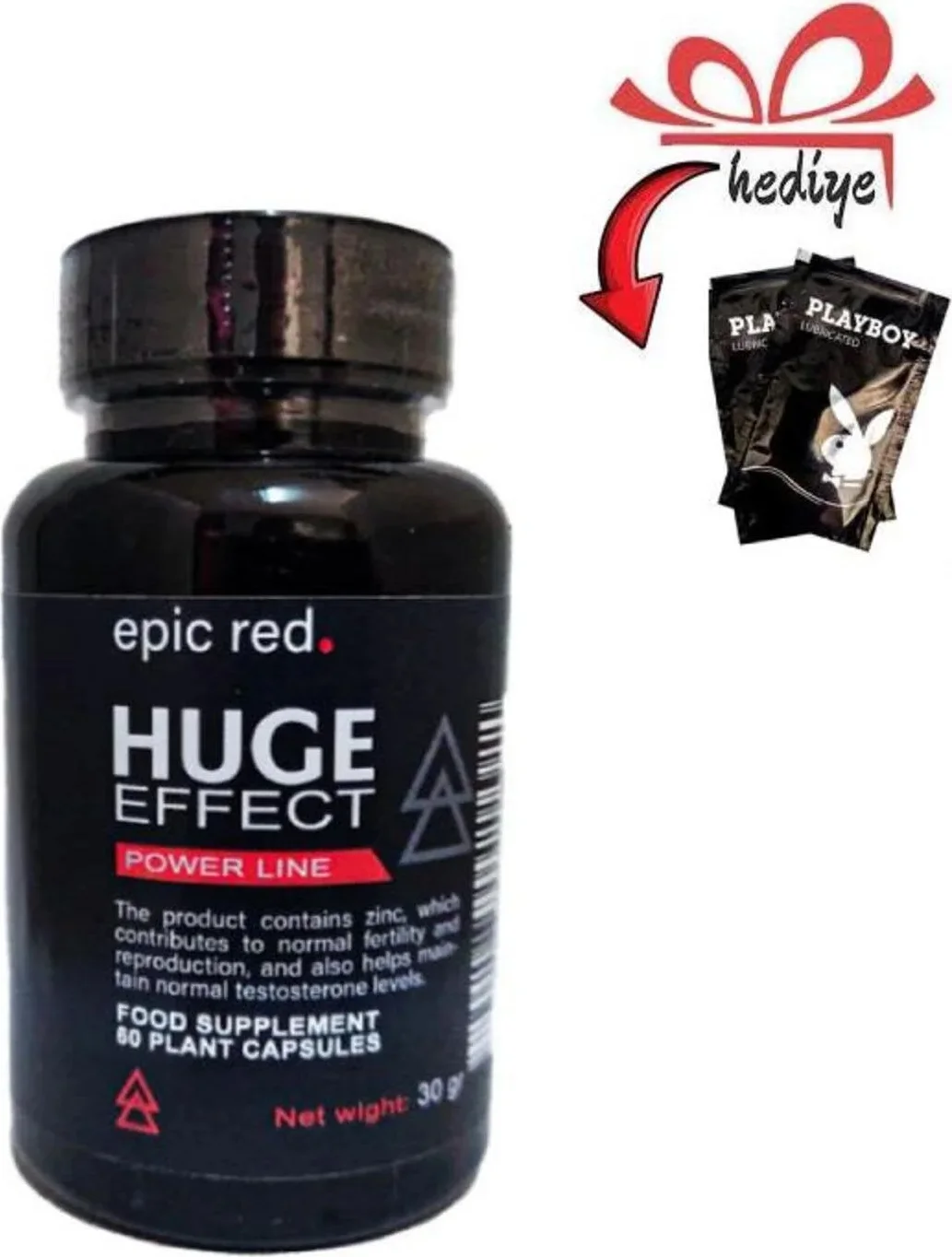 Huge Effect Erkekler İçin Özel 60'lı Takviye + Hediye Kayganlaştırıcı Jel Fiyatı, Yorumları ve Özellikleri