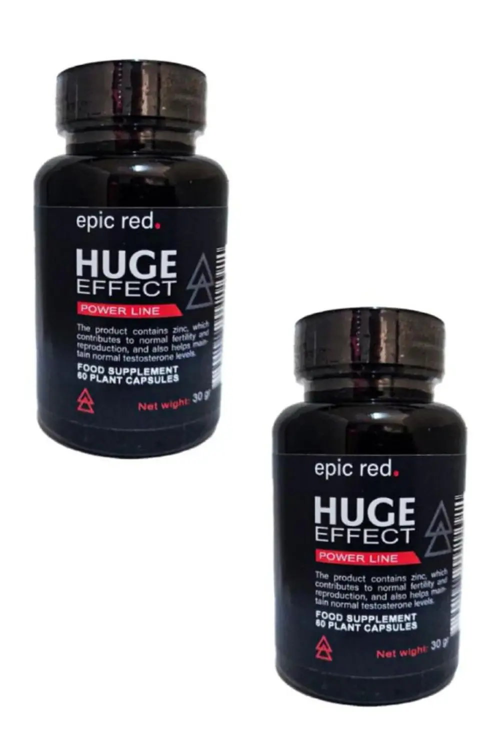 Huge Effect Erkeklere Özel Destekleyici Takviye 60'lı x 2 ad +Kay