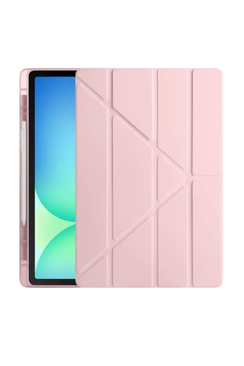 Hugo Kalemlikli Tablet Kılıfı Rose Gold - iPad Pro 11 (2024) ile Uyumlu Darbe Korumalı & Standlı