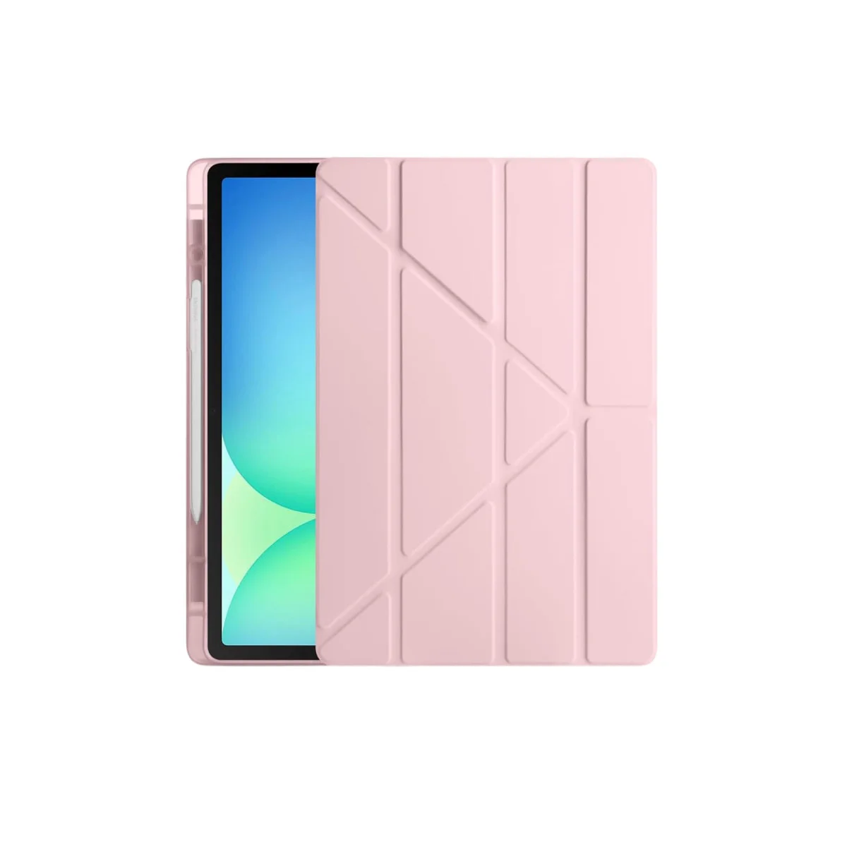 Hugo Kılıf Kalemlikli: iPad Pro 13 (2024) Rose Gold Tablet Kılıfı - Max Koruma