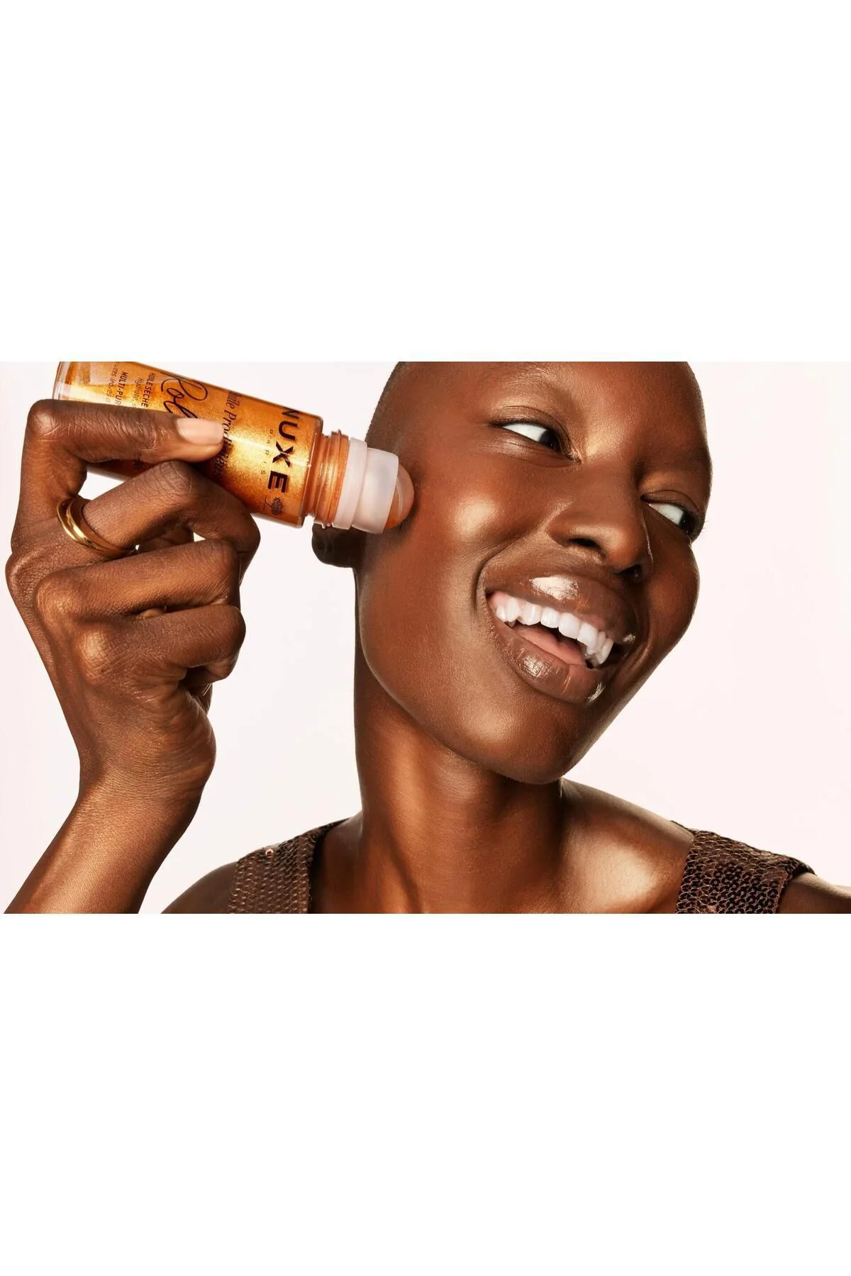 Huile Prodigieuse OR Altın Parıltılı Çok Amaçlı Kuru Yağ Roll-On 