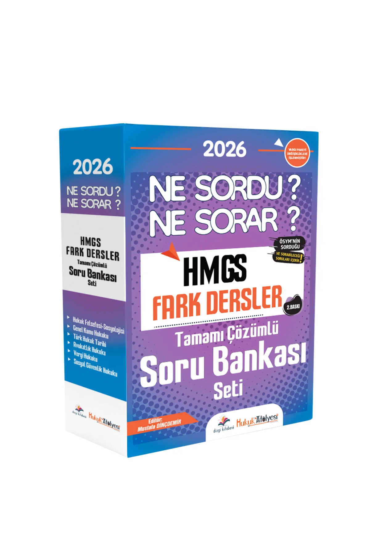 Hukuk Atölyesi 2026 HMGS Fark Dersler Ne Sordu Ne Sorar Tamamı Çözümlü Soru Bankası Seti