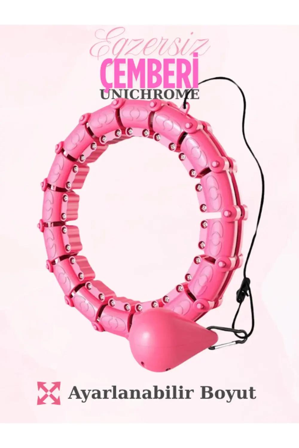 Hulahop Egzersiz Çemberi - Egzersiz Halkası - Ağırlıklı - Bel Böl