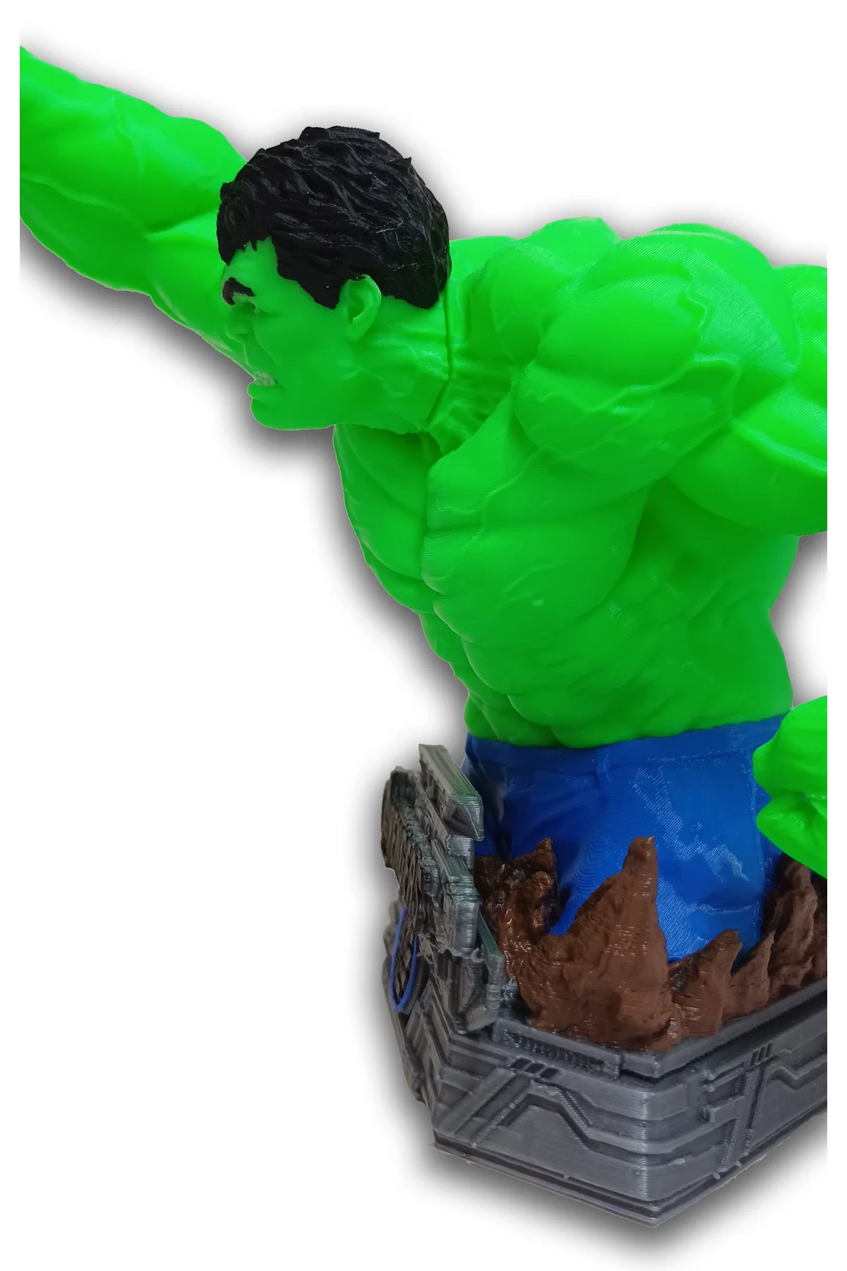 hulk yeşil dev 3d figür