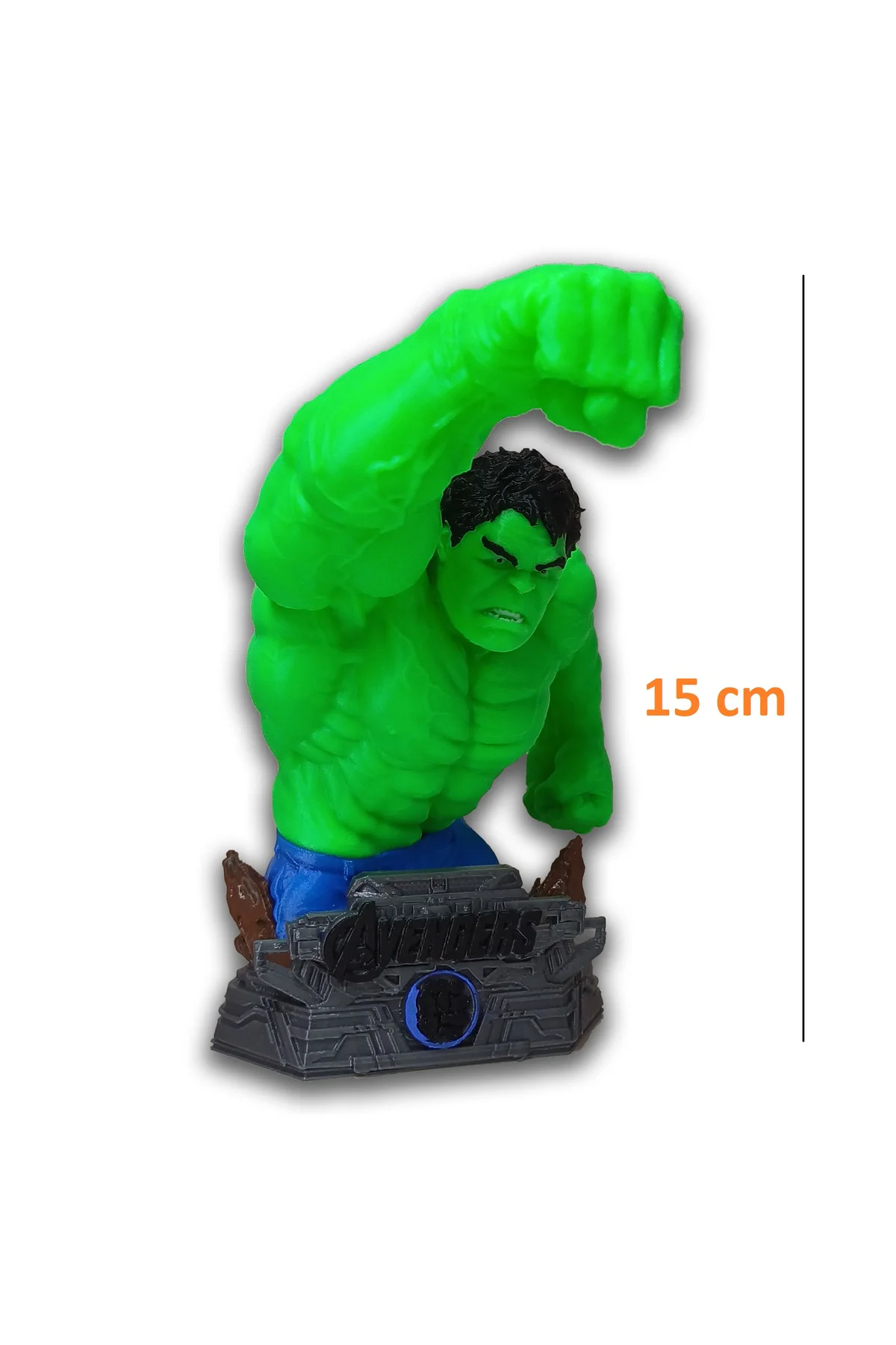 hulk yeşil dev 3d figür