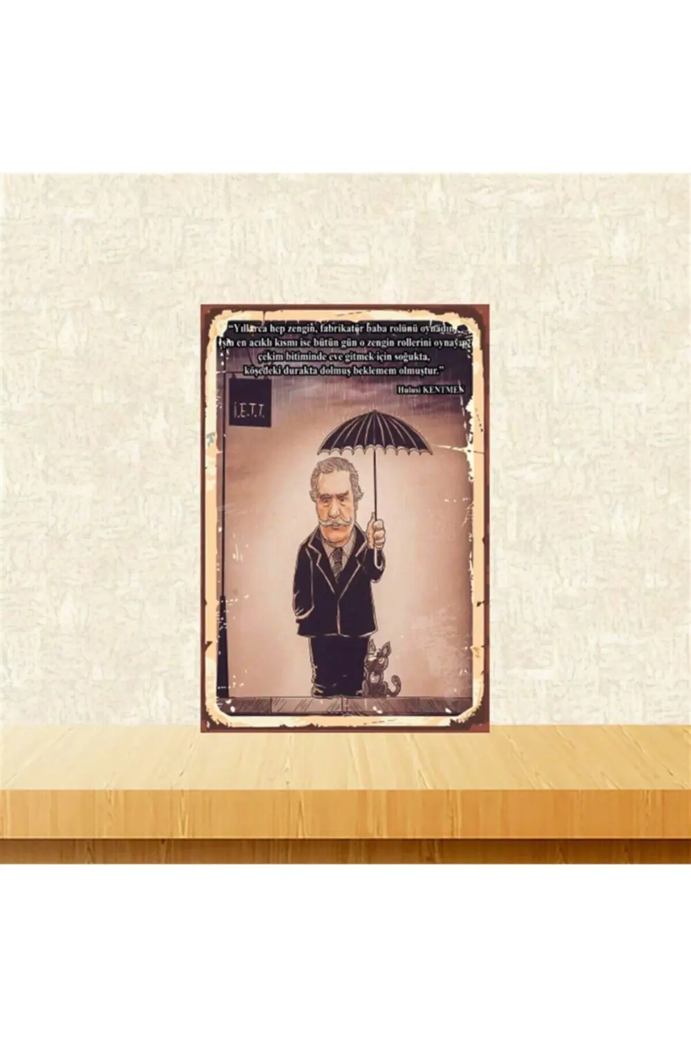 Hulusi Kentmen Replik 20-30 Cm Retro Ahşap Tablo Tkfx4956 Fiyatı, Yorumları ve Özellikleri