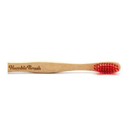 Humble Brush Adult Kırmızı Bambu Diş Fırçası Soft Humble Brush Adult Kırmızı Bambu Diş Fırçası Soft