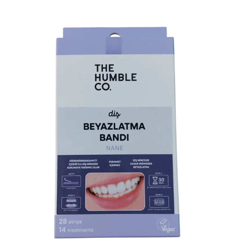 Humble Diş Beyazlatma Bandı 28 Strip (Nane) Humble Diş Beyazlatma Bandı 28 Strip (Nane)