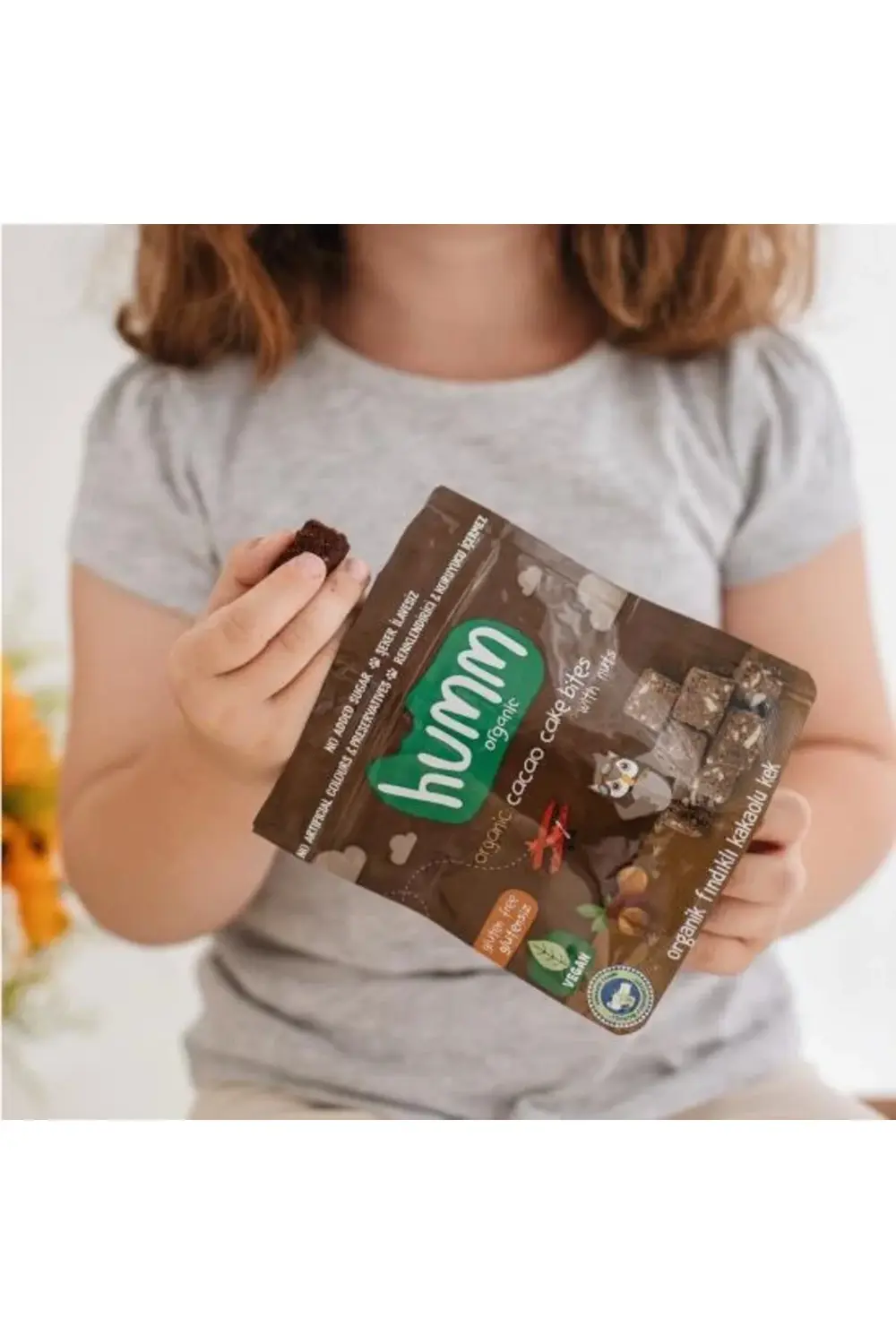 Humm Organik Fındıklı Kakaolu Vegan Kek 30 Gr