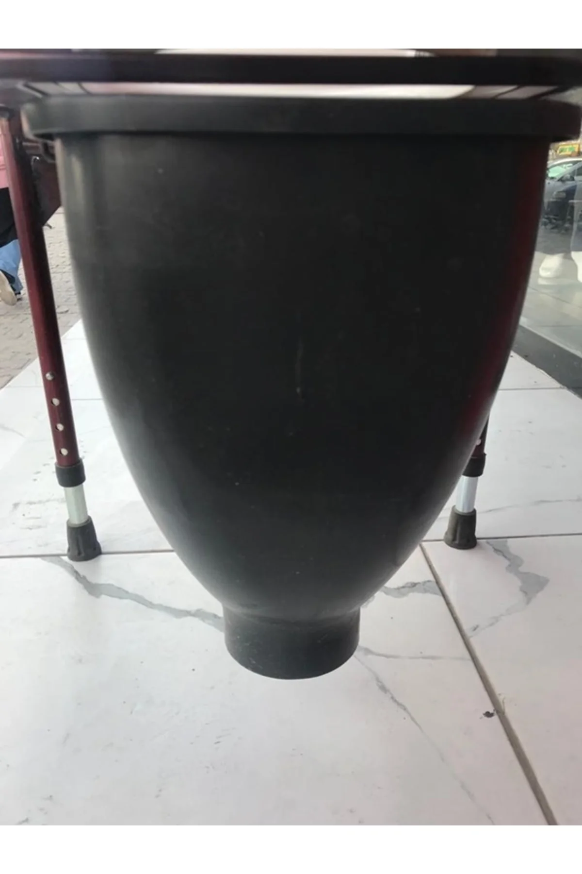 Huni Hasta Klozeti Altlığı Kovası Direk Wc Hunisi Kamp Klozeti Ko