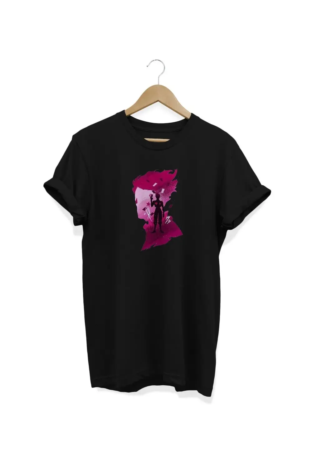 Hunter X Hunter Hisoka V5 Anime Baskılı %100 Pamuklu T-shirt
