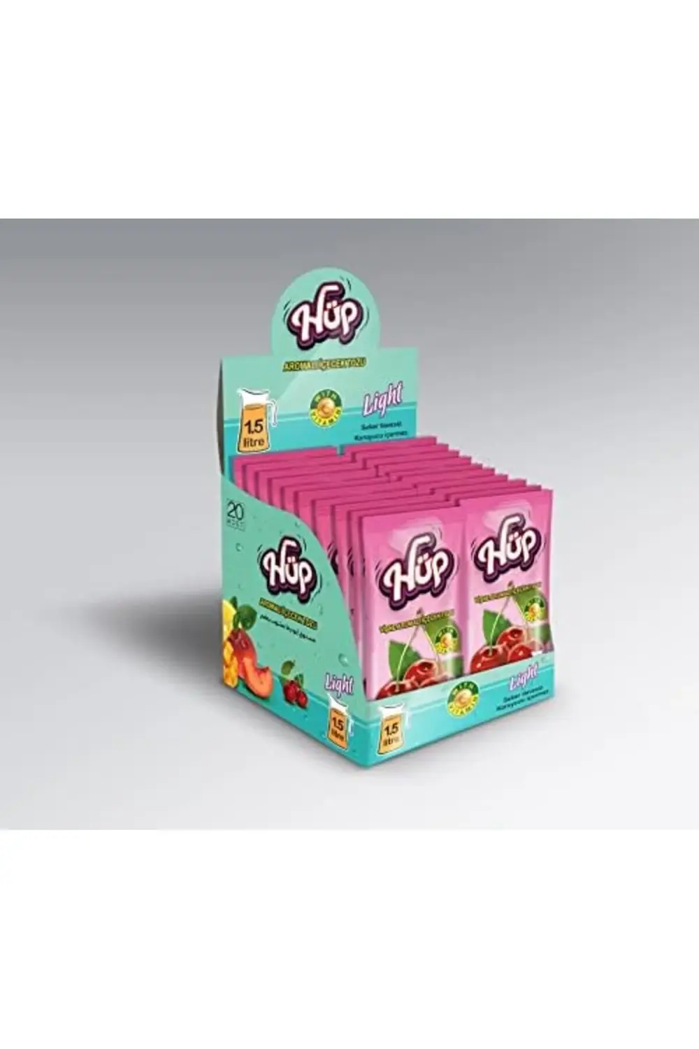 Hüp Toz İçecek Vişne 1.5 Litre 20'li Paket 1175260