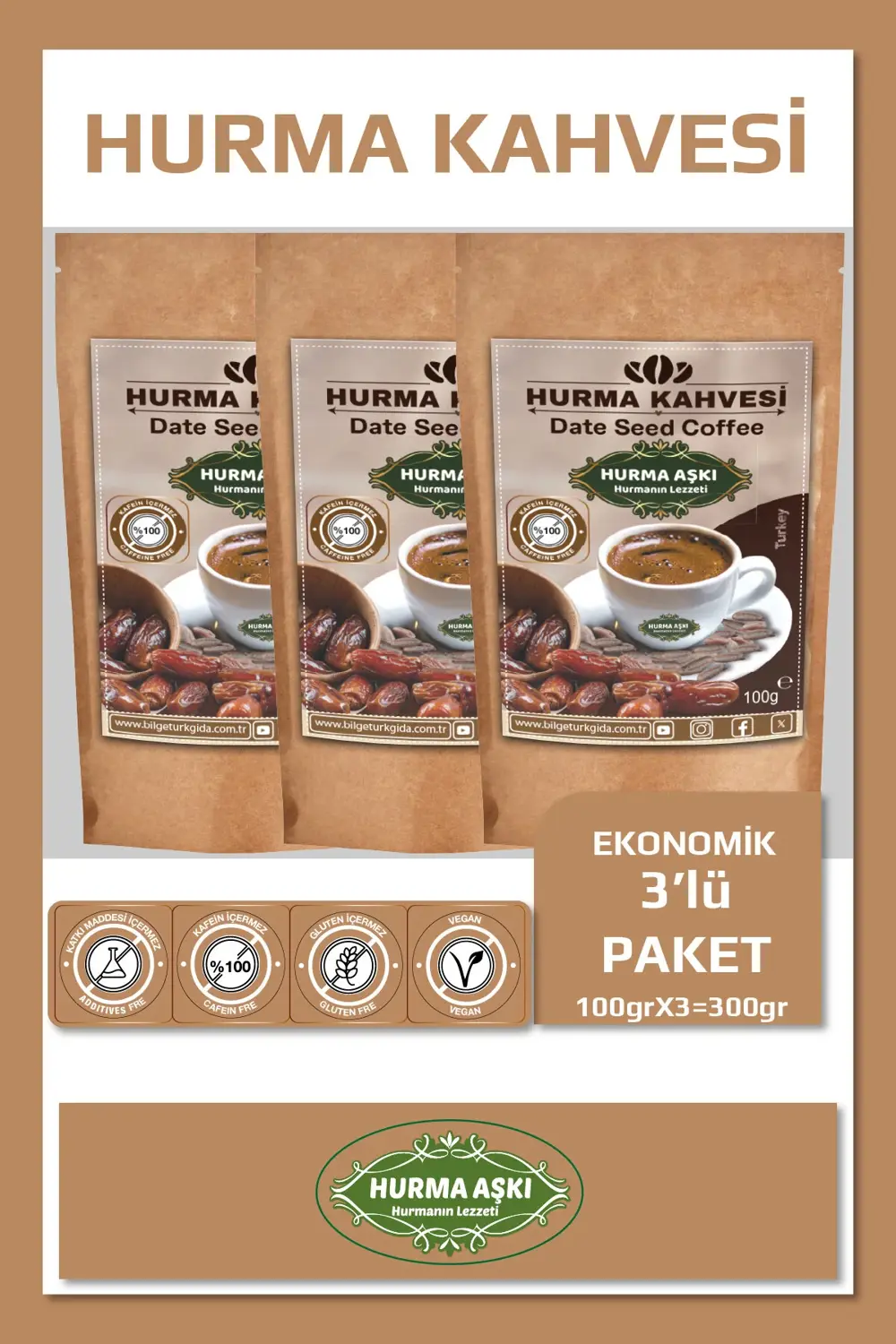 Hurma Aşkı 3x100 gr