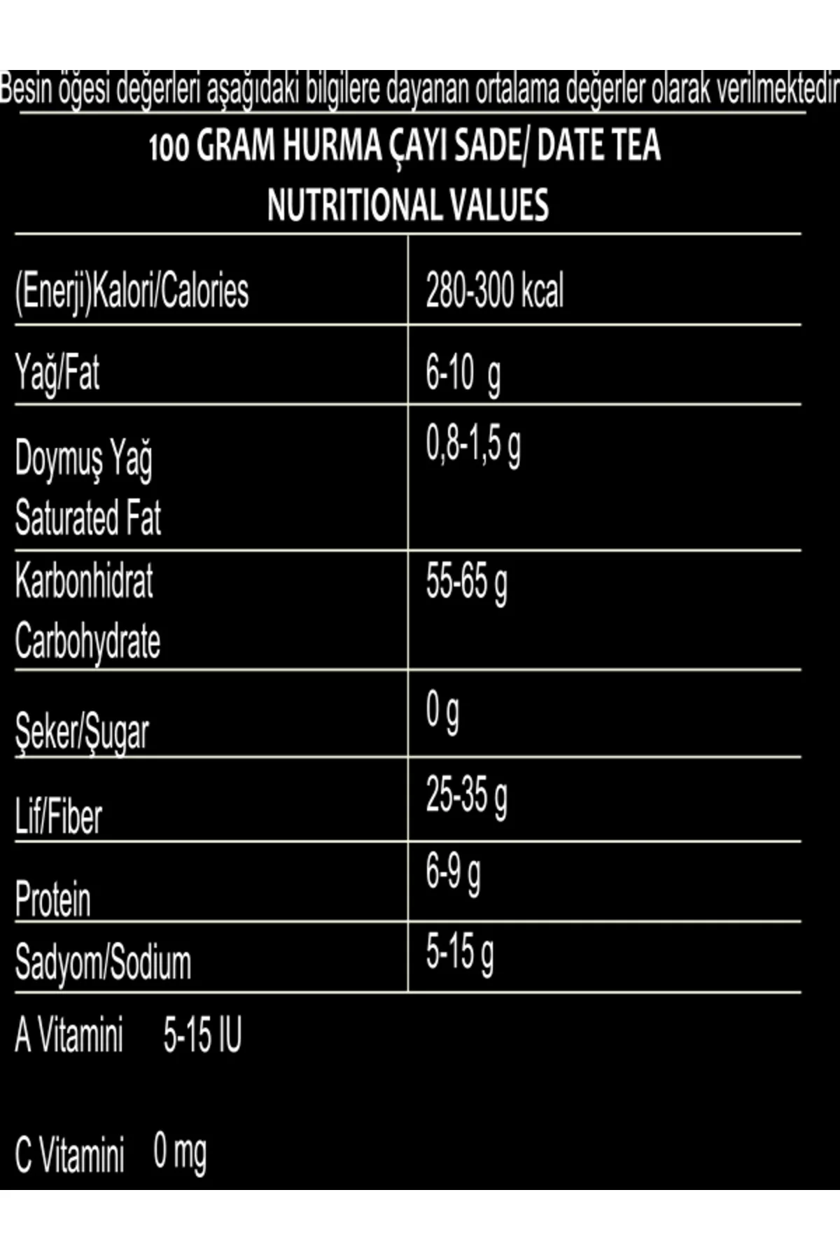Hurma Çayı Dem Bu Dem 200 gr Hurma Çayı Dem Bu Dem 200 gr - Görsel 5