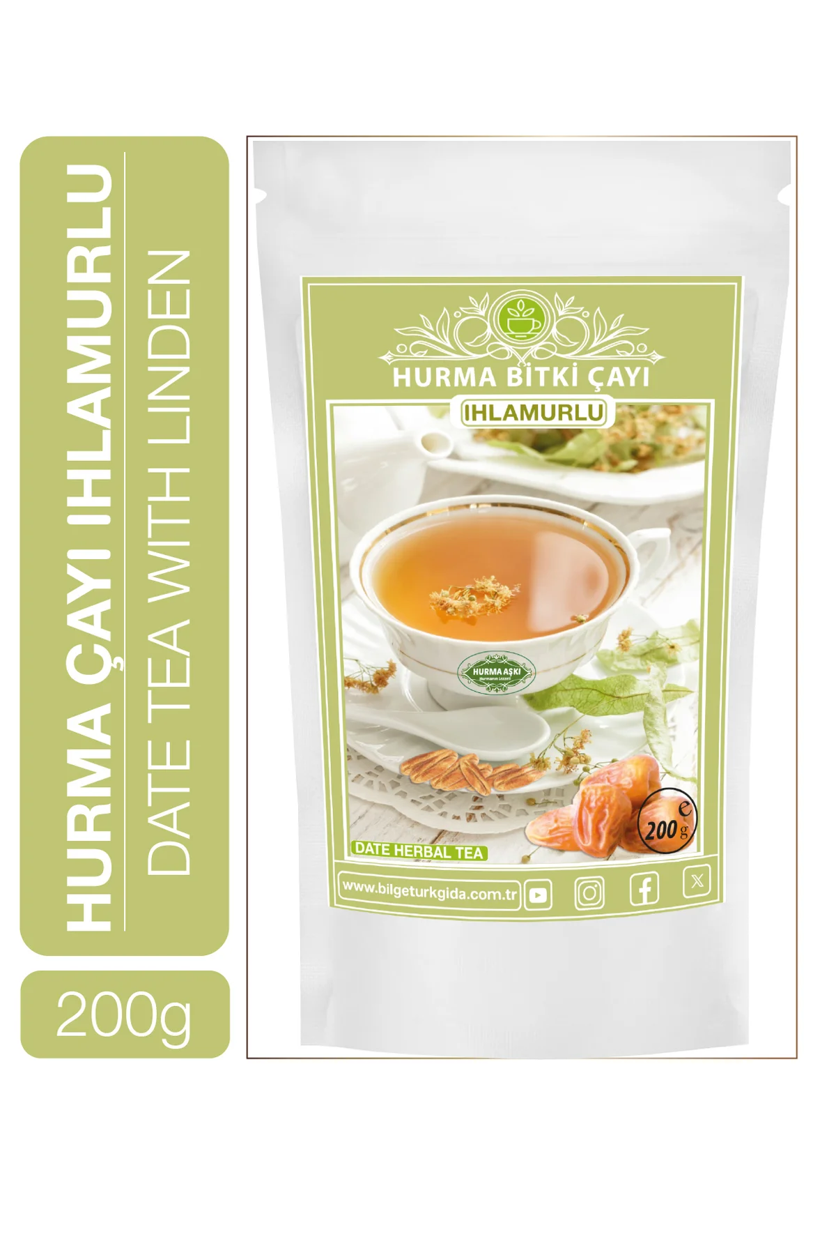 Hurma Çayı Ihlamurlu 200 Gr Hurma Çayı Ihlamurlu 200 Gr