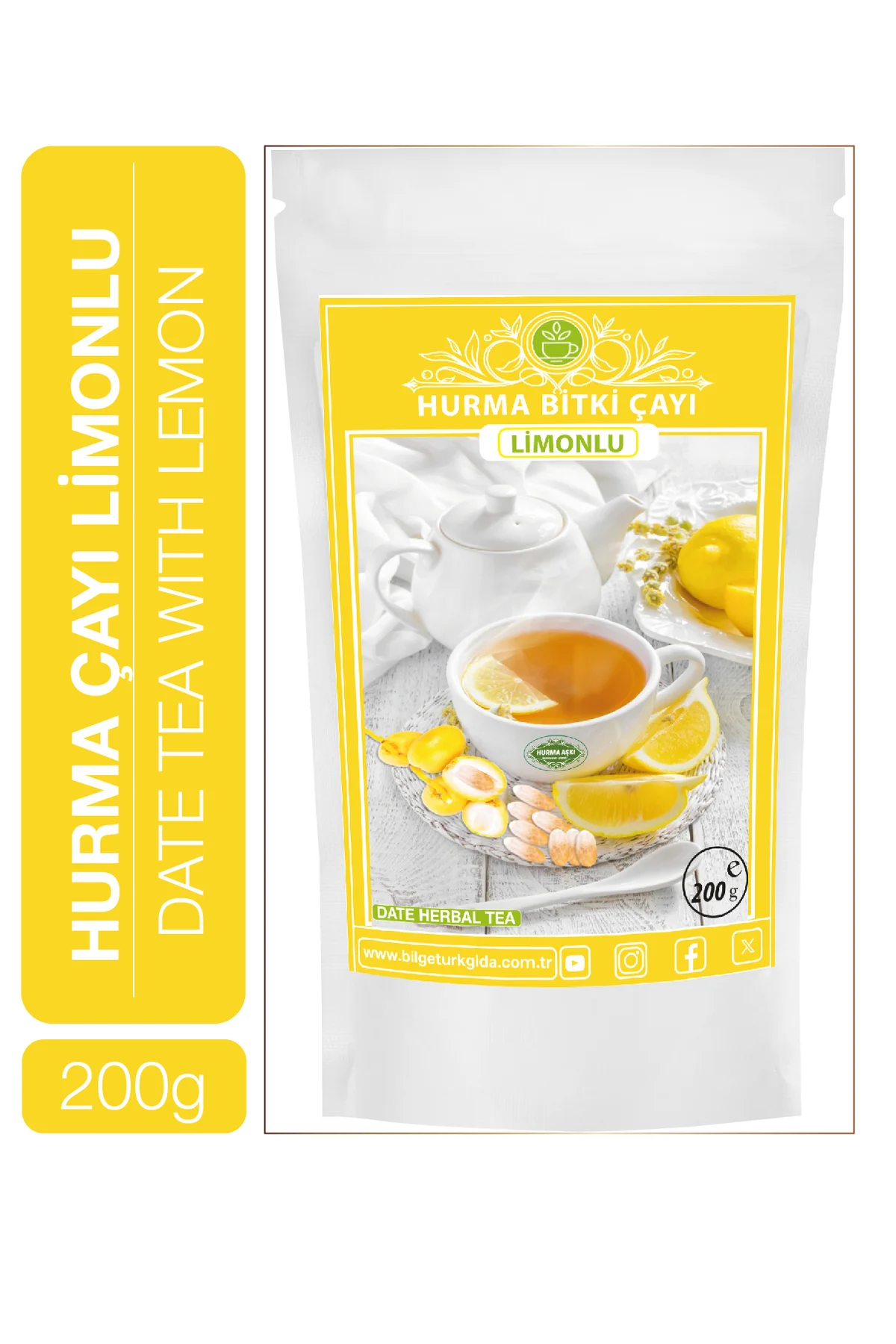 Hurma Çayı Limonlu 200 Gr Hurma Çayı Limonlu 200 Gr