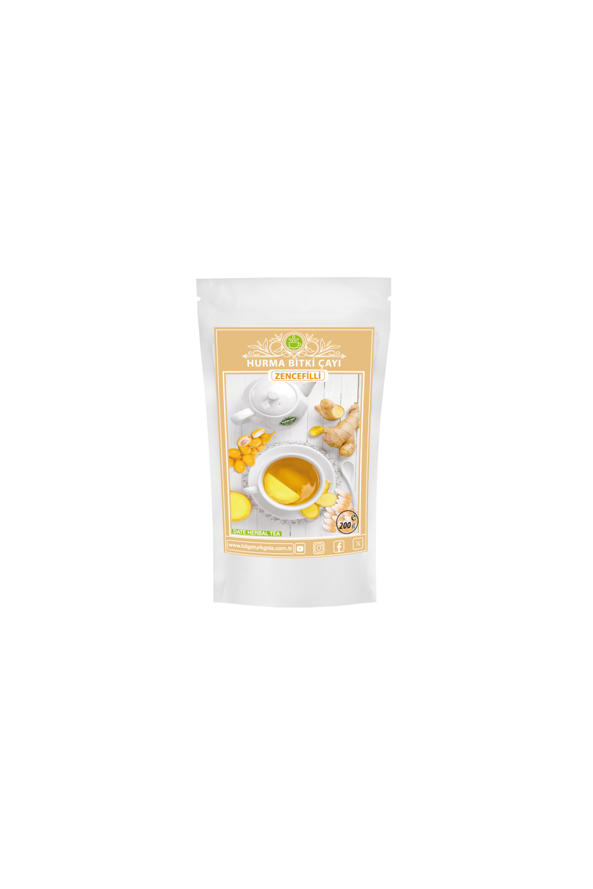 Hurma Çayı Zencefilli 200 Gr