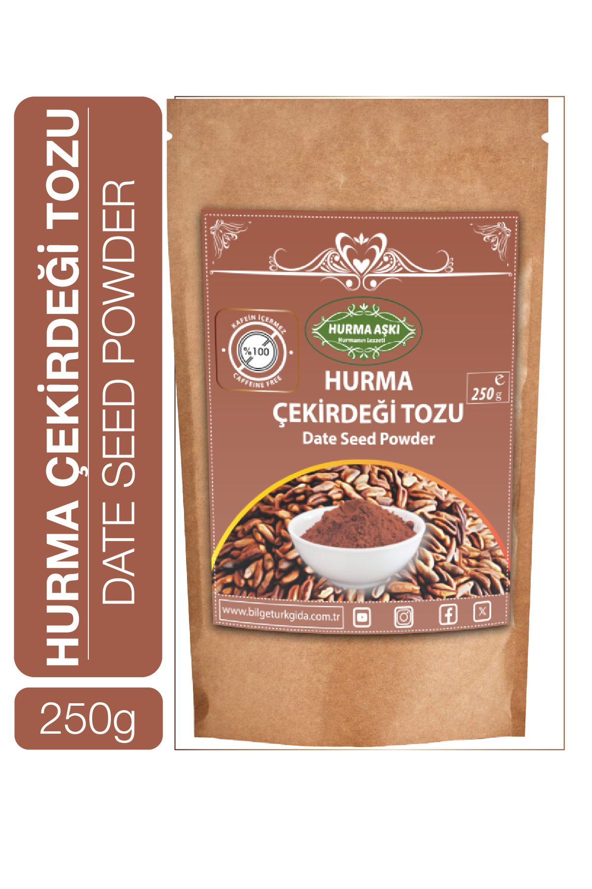 Hurma Çekirdeği Tozu 250 gr