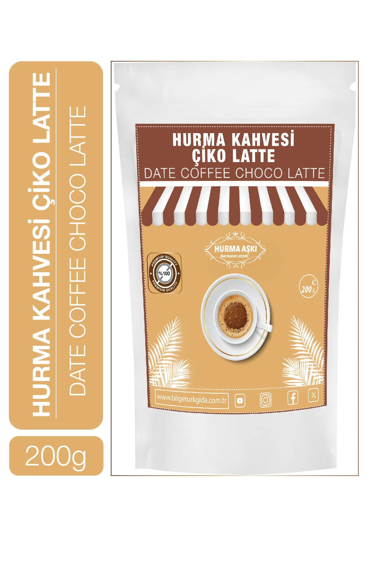Hurma Kahvesi Çiko Latte 200 Gr Hurma Kahvesi Çiko Latte 200 Gr