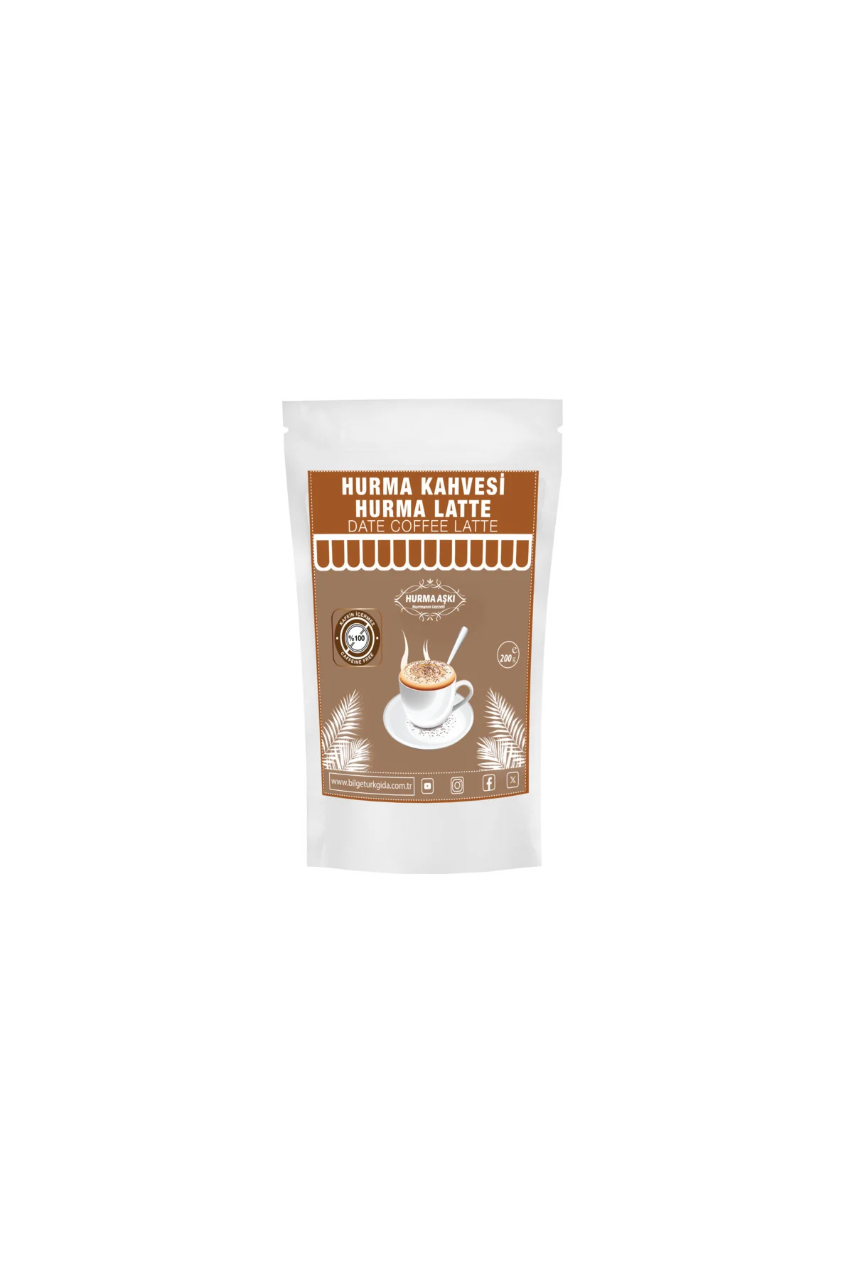 Hurma Kahvesi Hurma Latte 200 Gr Hurma Kahvesi Hurma Latte 200 Gr - Görsel 2