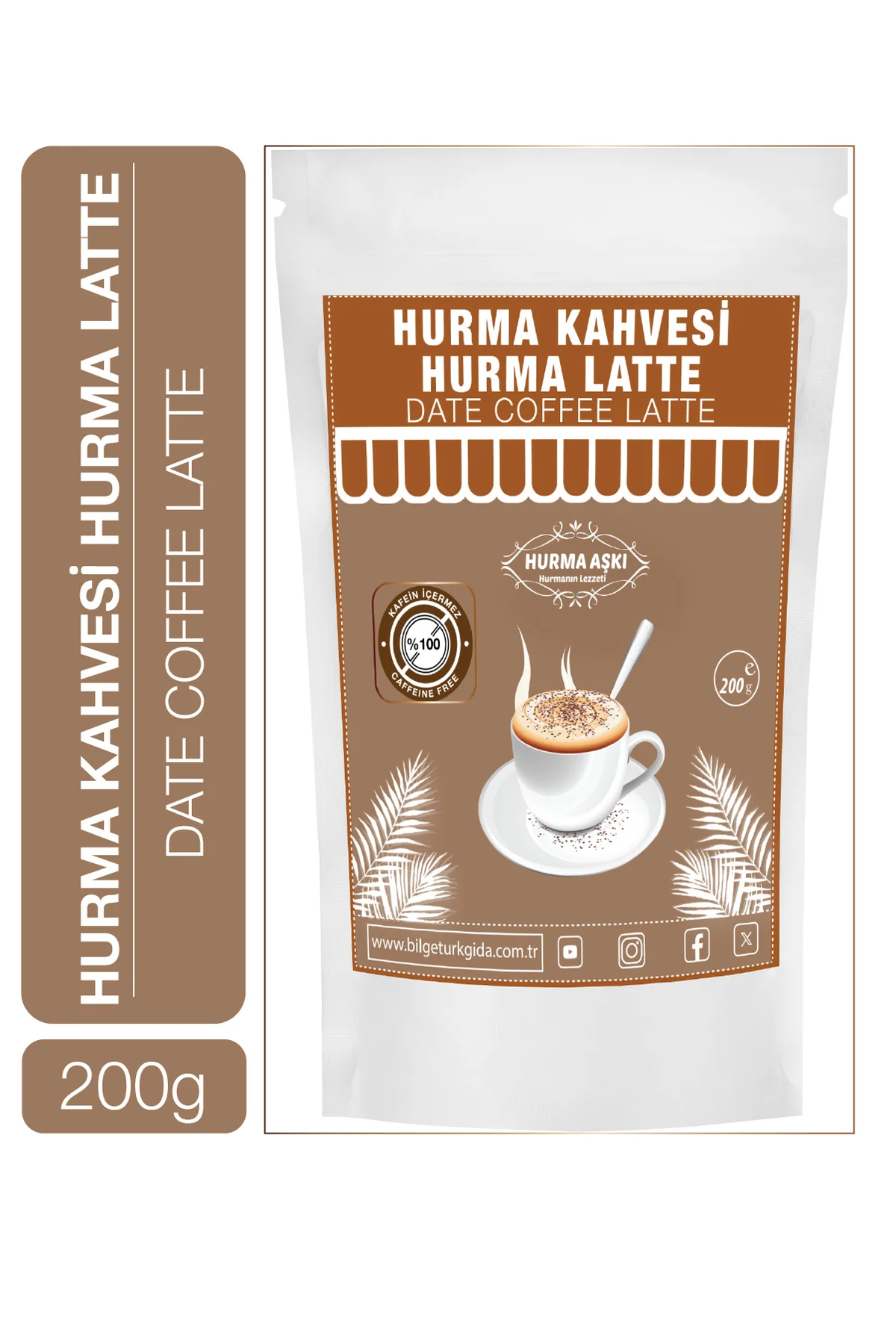 Hurma Kahvesi Hurma Latte 200 Gr Hurma Kahvesi Hurma Latte 200 Gr