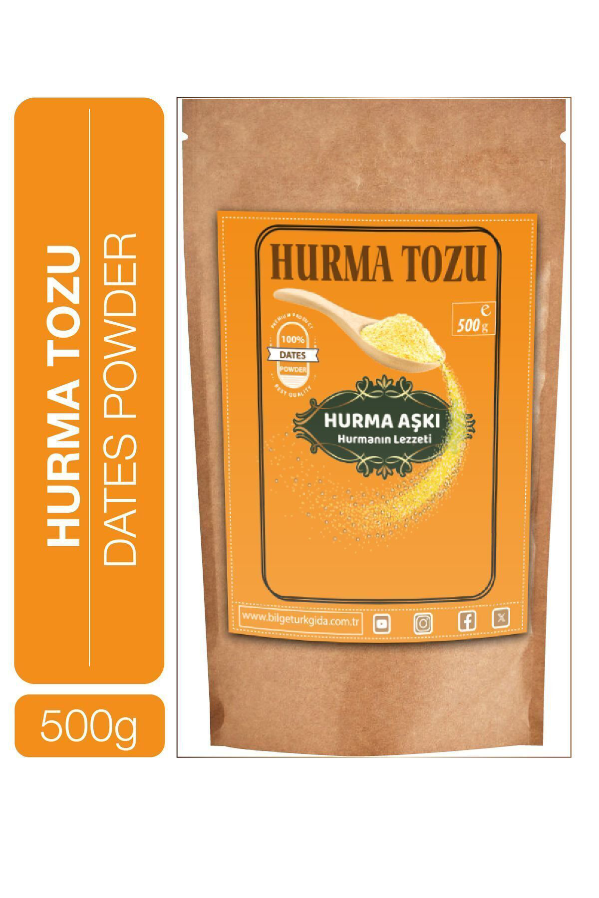 Hurma Tozu 500 Gr