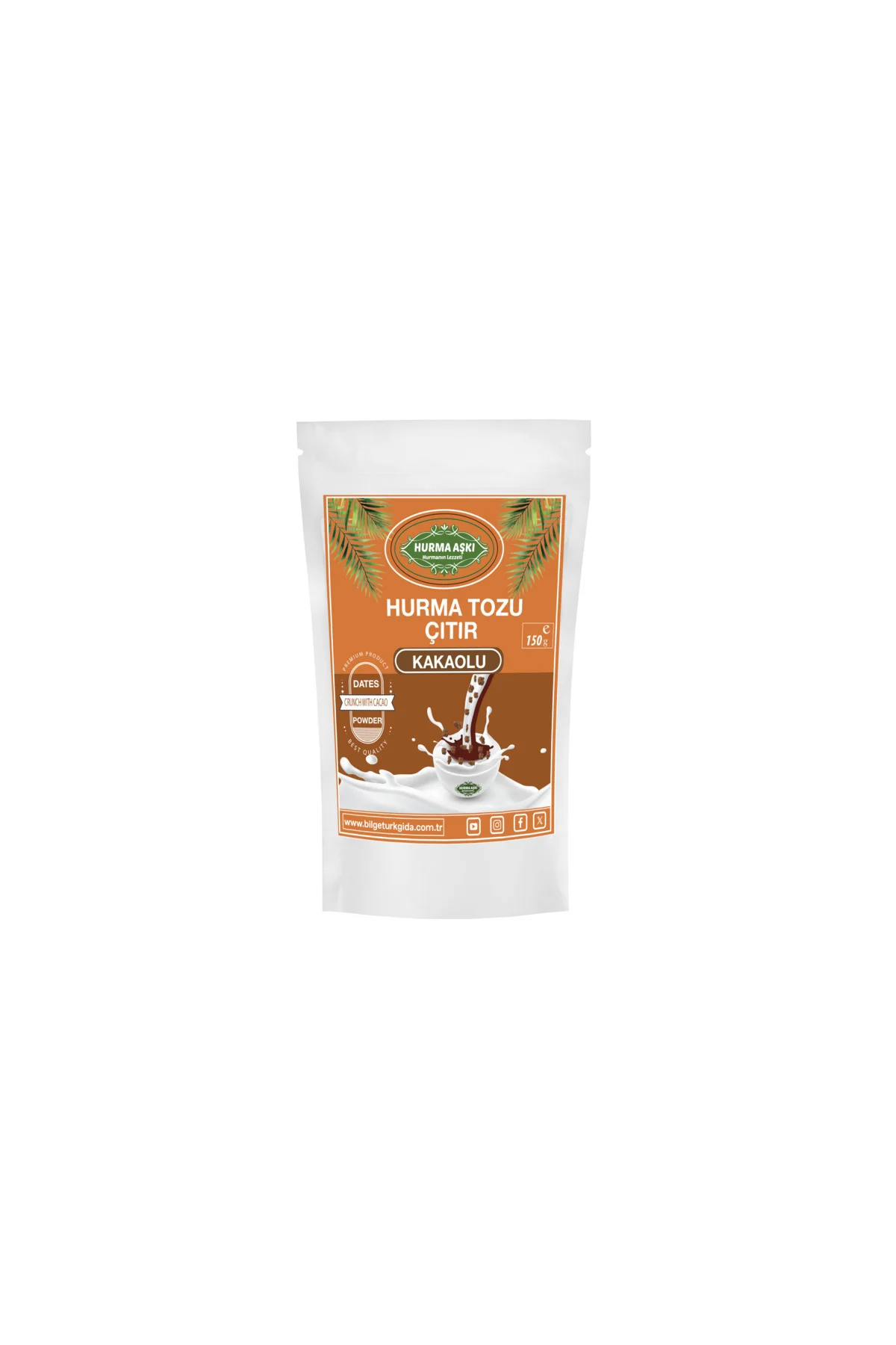 Hurma Tozu Çıtır Kakaolu 150 Gr Hurma Tozu Çıtır Kakaolu 150 Gr - Görsel 2